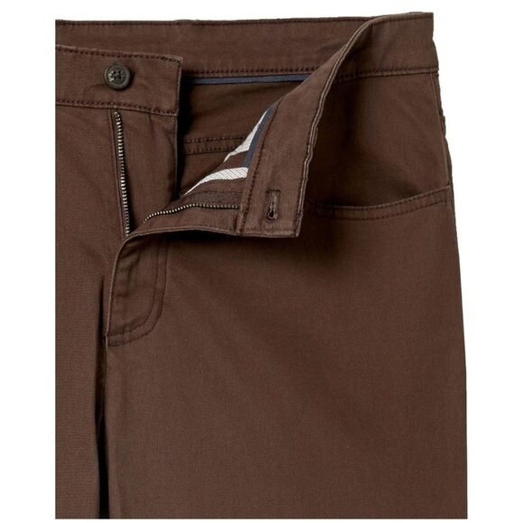 Goodthreads Pants Mens 31x34 Brown Fit 5 Pocket Chino Casual Cotton - Picture 4 of 15